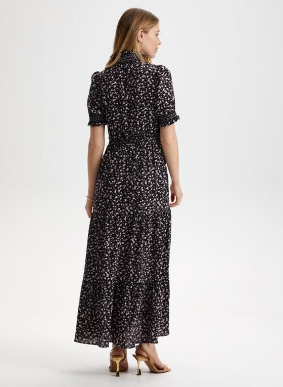 Floral Print Tiered Dress