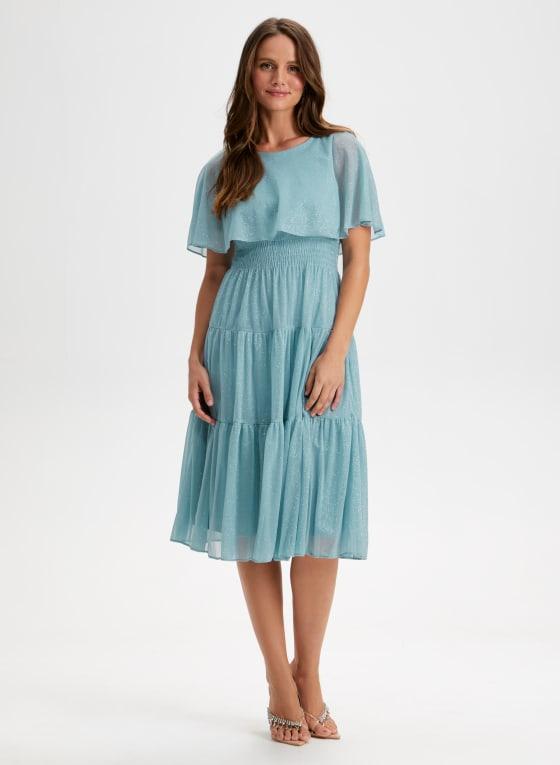 Capelet Overlay Dress